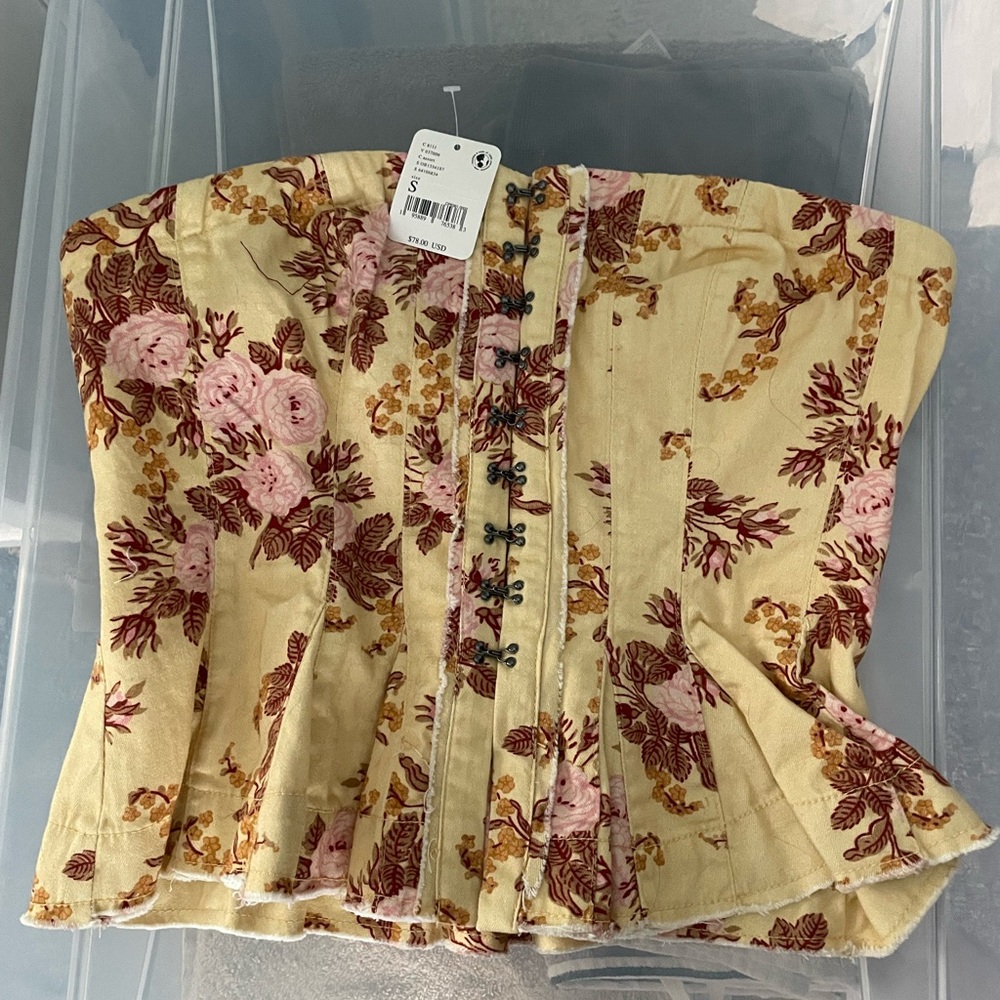 NWT Free People corset top /SM - Picture 5 of 9